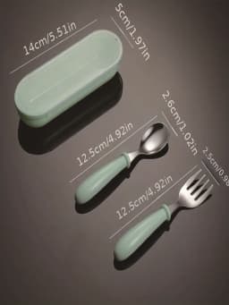 2pcs, Any Name Cutlery Set Easter Gifts,For Boys and Girls,School Lunch,Birthday Gifts,Christmas Gifts,Custom Engraved Custom