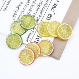 5/10 Pieces Plastic Lemon Slices Christmas Decorations for Home Artificial Fruit Scrapbooking Kids Toys Wedding Scrapbooking