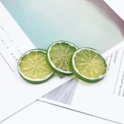 5/10 Pieces Plastic Lemon Slices Christmas Decorations for Home Artificial Fruit Scrapbooking Kids Toys Wedding Scrapbooking
