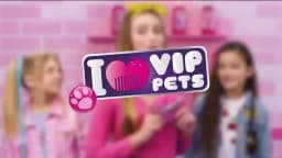 I Love Vip Pets Hairdressing Doll Pet Dog Genuine cartoon Poodle Surprise Blind Box Braided Hair Toys Set Girl'S christmas Gifts