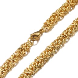 Customed Size 7"-40" Trendy 6/8/10mm Men Women Jewelry Stainless Steel Round Byzantine Chain Necklace Party Christmas Gift