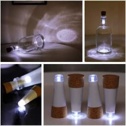 Mini Bottle Lights Cork Shaped Craft Light USB Powered Cork Lights Wine Bottles Party Decor Christmas Wedding Rechargeable Lamp
