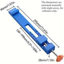 1Pc/2Pcs High-Quality Adjustable Cutting Machine Base Guide Rail Abs Circular Saw Milling Positioning Clamp Locking Tool Holder, Halloween and Christmas Gift for Husband, Dad, or Men