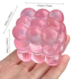 Squishy Maltose Fidget Toys Bright Soft Colored Cubic Maltose Squeeze Toy Fun Anti-stress Sensory Toy Christmas Toys