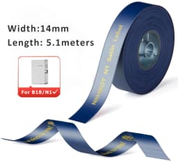 NIIMBOT N1/B18 Satin Ribbon Label/Special Carbon Ribbon for Birthday Gift Wedding Blessing Merry Christmas Party Flower decorate