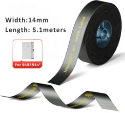 NIIMBOT N1/B18 Satin Ribbon Label/Special Carbon Ribbon for Birthday Gift Wedding Blessing Merry Christmas Party Flower decorate