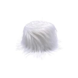 1.5 Meters Faux Fur Fabric Costume DIY Soft Supplies Crafting Toy Fuzzy for Hat Shoes Holiday Clothing Christmas Tree Decoration