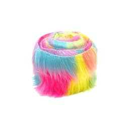 1.5 Meters Faux Fur Fabric Costume DIY Soft Supplies Crafting Toy Fuzzy for Hat Shoes Holiday Clothing Christmas Tree Decoration