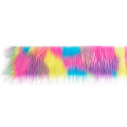 1.5 Meters Faux Fur Fabric Costume DIY Soft Supplies Crafting Toy Fuzzy for Hat Shoes Holiday Clothing Christmas Tree Decoration