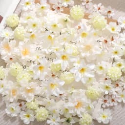 20/50Pcs Mix White Artificial Flowers Head for Home Room Decor Craft Wreath Bride Wedding Christmas Decoration Navidad 2026 Gift
