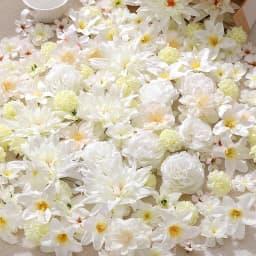 20/50Pcs Mix White Artificial Flowers Head for Home Room Decor Craft Wreath Bride Wedding Christmas Decoration Navidad 2026 Gift