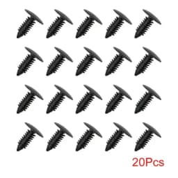 20/50PCS Gm Christmas Tree Barb Riveted Roof Trunk Interior Board Barb Nylon Plastic Card With Willow Nails Car Clip
