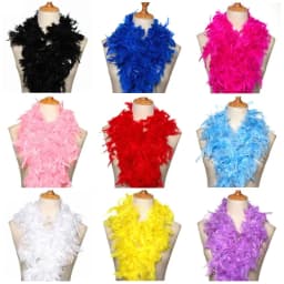 2M Christmas Tree White Feather Boa Strip Xmas Ribbon Party Garland Decor Grament Accessaries Wedding Supplies