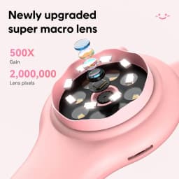 Kids Microscope Portable Handheld Magnifying Digital Microscope for Children Educational Science Toys Christmas Birthday Gifts