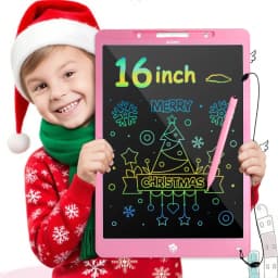 16 Inch LCD Writing Tablet Large Electronic Color Drawing Board Erasable Screen Perfect Educational Toys Birthday Christmas Gift