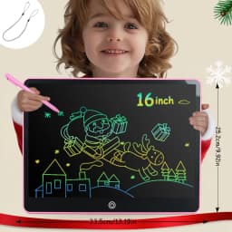 16 Inch LCD Writing Tablet Large Electronic Color Drawing Board Erasable Screen Perfect Educational Toys Birthday Christmas Gift