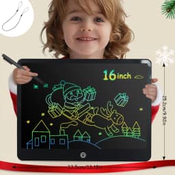 16 Inch LCD Writing Tablet Large Electronic Color Drawing Board Erasable Screen Perfect Educational Toys Birthday Christmas Gift