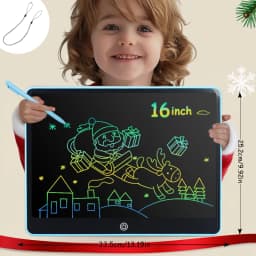 16 Inch LCD Writing Tablet Large Electronic Color Drawing Board Erasable Screen Perfect Educational Toys Birthday Christmas Gift