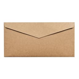 10Pcs Vintage Kraft Paper Envelopes Blank A4 Triangle Cowhide Handmade Black Set Writing Christmas Invitations 22*11CM