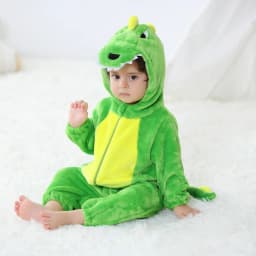 Baby Girls Long-sleeve Onesies Kigurumi Infant Dinosaur Animal Cartoon Romper Newborn Boys Pajamas For Christmas Halloween