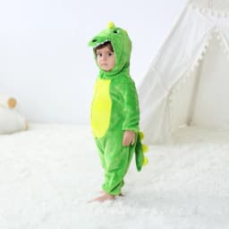 Baby Girls Long-sleeve Onesies Kigurumi Infant Dinosaur Animal Cartoon Romper Newborn Boys Pajamas For Christmas Halloween