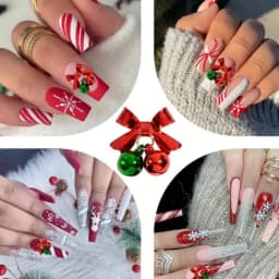 10/50Pcs Christmas Alloy Bell Nail Charms Red Bow Pendant Nail Art Decorations 1.2*1.5cm Party Style Bow Bell Nail Accessories