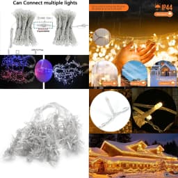 Christmas Decoration 2026 Fairy Lights Led lcicle String Lights Outdoor Curtain Garland Street Garland On The House Party 2025