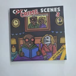 Silly Crimes: Cozy and Funny Coloring Book for Adults Cute Drawing Book Perfect Christmas Gift for Party and Birthday