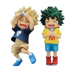 In Stock New Anime My Hero Academia Midoriya Izuku Bakugou Katsuki Childhood Series Anime Figure Toys for Kids Christmas Gift