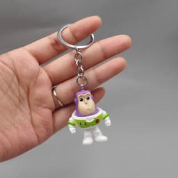 Anime Toy Story Woody Buzz Lightyear Action Figure Keychain Figure Jessie Woody Alien Key Ring Toys For Kids Christmas Gift