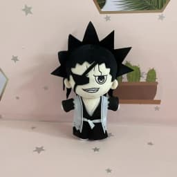 Smoke BLEACH Plush ToysKurosaki Ichigo Kuchiki Rukia Kuchiki Byakuya Ichimaru Gin Cosplay Plushie Stuffed Doll Christmas Gifts