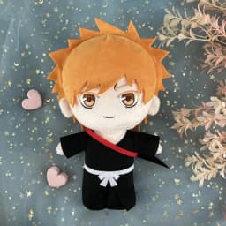 Smoke BLEACH Plush ToysKurosaki Ichigo Kuchiki Rukia Kuchiki Byakuya Ichimaru Gin Cosplay Plushie Stuffed Doll Christmas Gifts