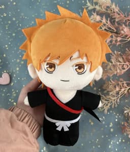 Smoke BLEACH Plush ToysKurosaki Ichigo Kuchiki Rukia Kuchiki Byakuya Ichimaru Gin Cosplay Plushie Stuffed Doll Christmas Gifts