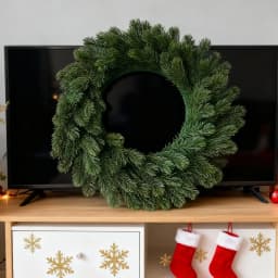 1Pc Artificial Plants Home Room Table Decor Accessories Christmas Wreath Yard DIY Gift Box Scrapbook Tree Wedding Bridal Hotsale