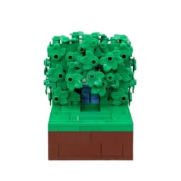 MOC Building Block Homer Backing Into the Bushes Technology Bricks Birthday Christmas Holiday DIY Gifts Adults Toys