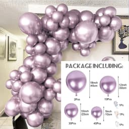 Chrome Gold Balloons Garland 5 10 12 18inch Metallic Gold Chrome Balloons Arch for Birthday Christmas Wedding Party Decorations