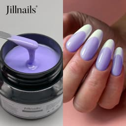 Jillnails 50G Builder Nail Gel Christmas Red Burgundy Self Leveling Medium UV Led Gel 50ml