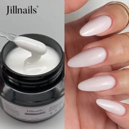 Jillnails 50G Builder Nail Gel Christmas Red Burgundy Self Leveling Medium UV Led Gel 50ml