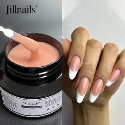 Jillnails 50G Builder Nail Gel Christmas Red Burgundy Self Leveling Medium UV Led Gel 50ml