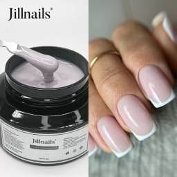 Jillnails 50G Builder Nail Gel Christmas Red Burgundy Self Leveling Medium UV Led Gel 50ml