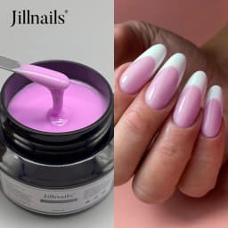 Jillnails 50G Builder Nail Gel Christmas Red Burgundy Self Leveling Medium UV Led Gel 50ml