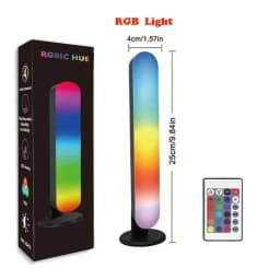 RGB Music Rhythm Lights Upgraded USB Rechargeable Model Christmas Decoration Desktop RGB Light Bar Music Rhythm