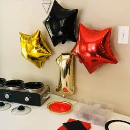 1/5/10Pcs Gold Star Foil Balloons for Birthday 18Inch Star Shaped Balloons for Wedding Baby Shower Mubarak Christmas Party Decor