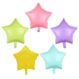 1/5/10Pcs Gold Star Foil Balloons for Birthday 18Inch Star Shaped Balloons for Wedding Baby Shower Mubarak Christmas Party Decor