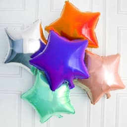 1/5/10Pcs Gold Star Foil Balloons for Birthday 18Inch Star Shaped Balloons for Wedding Baby Shower Mubarak Christmas Party Decor
