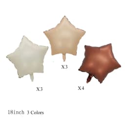 1/5/10Pcs Gold Star Foil Balloons for Birthday 18Inch Star Shaped Balloons for Wedding Baby Shower Mubarak Christmas Party Decor