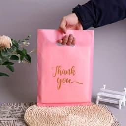 100 pcs Plastic Gift bag Christmas Halloween back to school party birthday gift thank you gift bag anniversary clothing bag