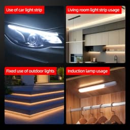 LED Light Strip Adhesive Strip Double-Sided Nano Acrylic Tape Transparent Strong Adhesion Christmas Party balloon Fixing