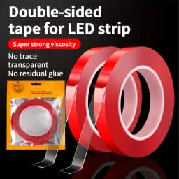LED Light Strip Adhesive Strip Double-Sided Nano Acrylic Tape Transparent Strong Adhesion Christmas Party balloon Fixing