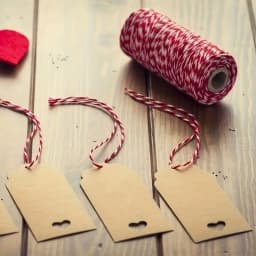 100M Double Color Cotton Baker Twine Rope Red White Cotton Rope Christmas Wedding Decoration Gift Package String DIY Crafts Wrap